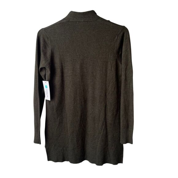 Pink Clover Stitch Fix women's Cardigan Green Open‎ Front Sweater small NWT - Picture 8 of 11